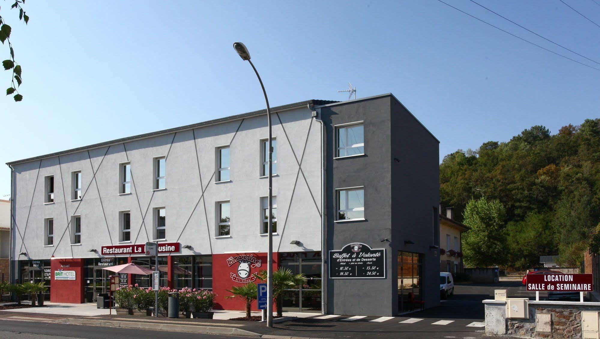 Brit Hotel Brive La Gaillarde - Restaurant La Limousine Malemort Exterior foto